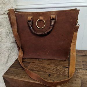 Full-Grain Leather Tote